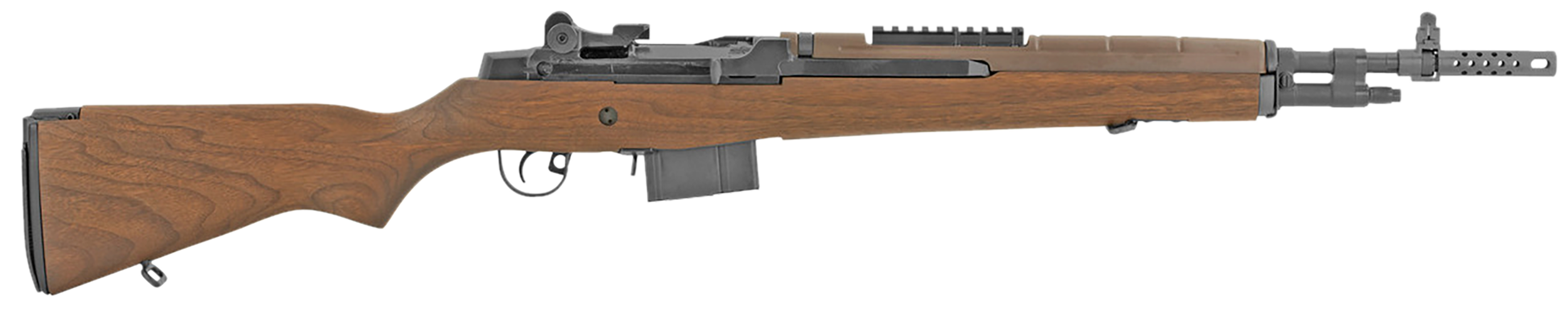 Springfield Armory AA9122 M1A Scout Squad 308 Win/7.62x51mm 10+1 18" Black Parkerized Carbon Steel Barrel, Black Parkerized Picatinny Rail Steel Receiver, Walnut Fixed Stock