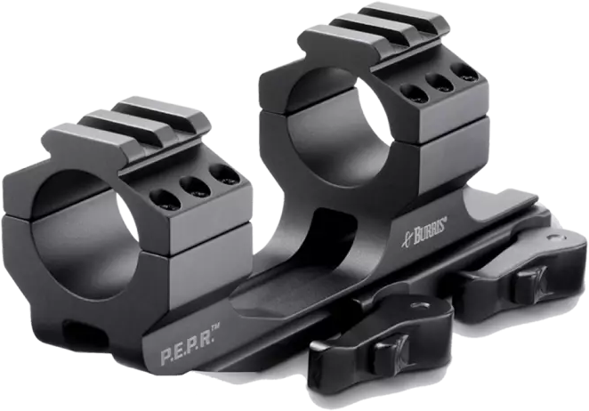 Burris 410342 AR-P.E.P.R Scope Mount/Ring Combo Matte Black 30 mm Quick Detach