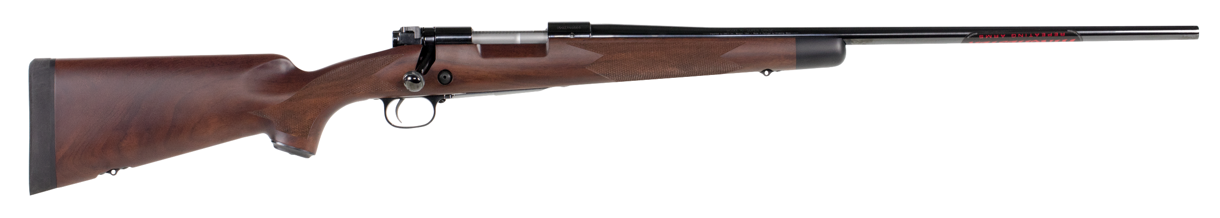 Winchester Repeating Arms 535203255 Model 70 Super Grade 300 WSM Caliber with 3+1 Capacity, 24" Barrel, High Polished Blued Metal Finish & Satin Fancy Walnut Stock Right Hand (Full Size)