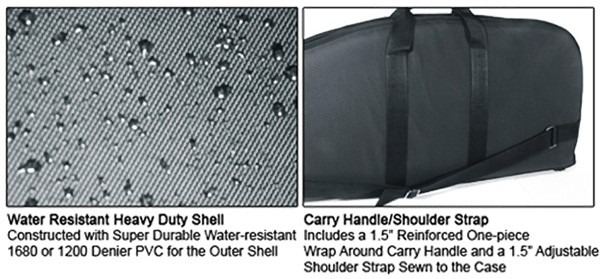 UTG GUN CASE 42" BLACK DC TACTICAL