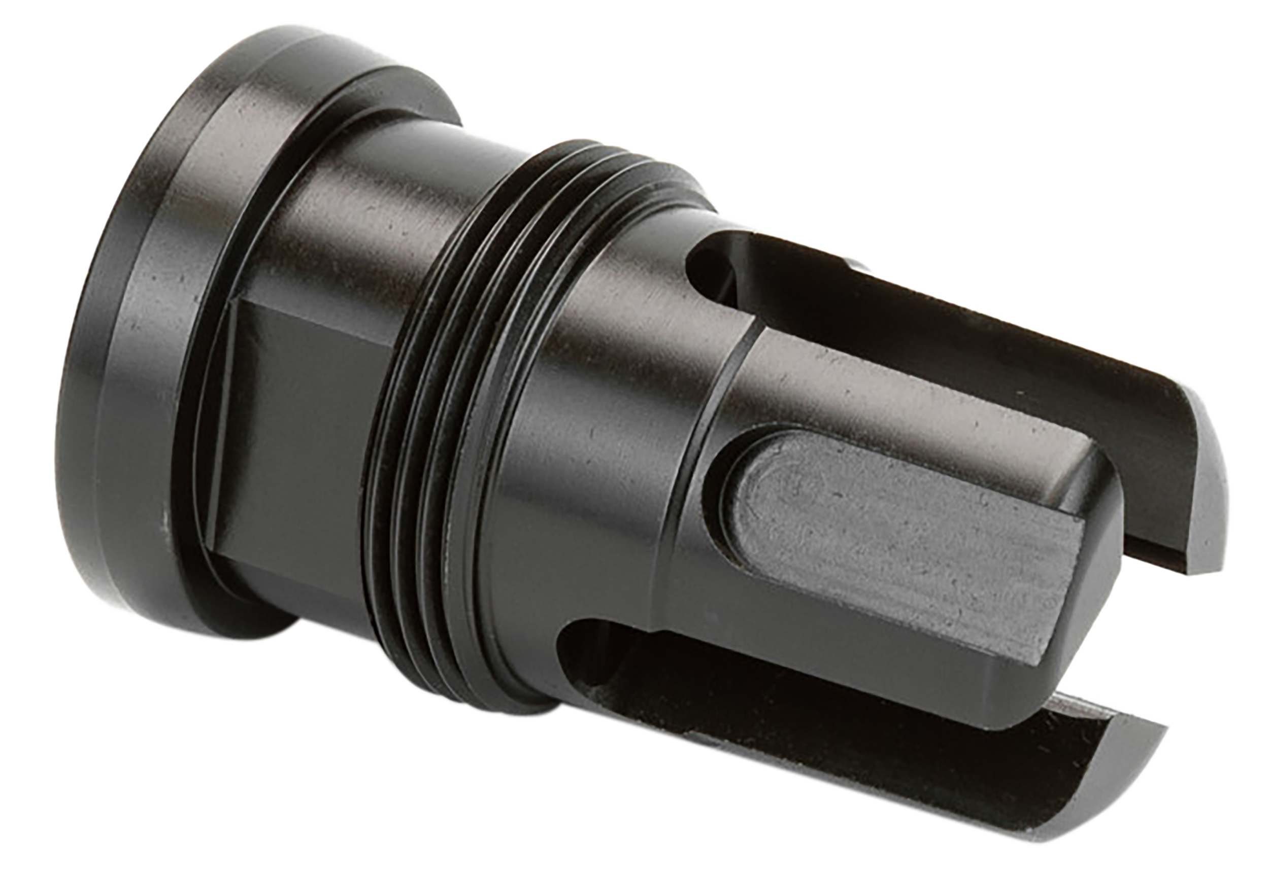 Griffin Armament TMMFH5824 Minimalist Taper Mount Flash Suppressor Black 17-4 Stainless Steel with 5/8"-24 tpi Threads, 1.80" OAL &  1.07" Diameter for 30 Cal