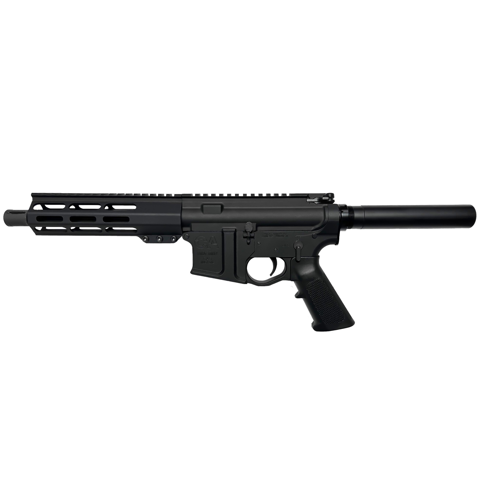 Combat Armory CA-15 Pistol 300 Blackout 30rd Magazine (1) 7.5" Barrel 7'' Full Pic M-LOK Rail
