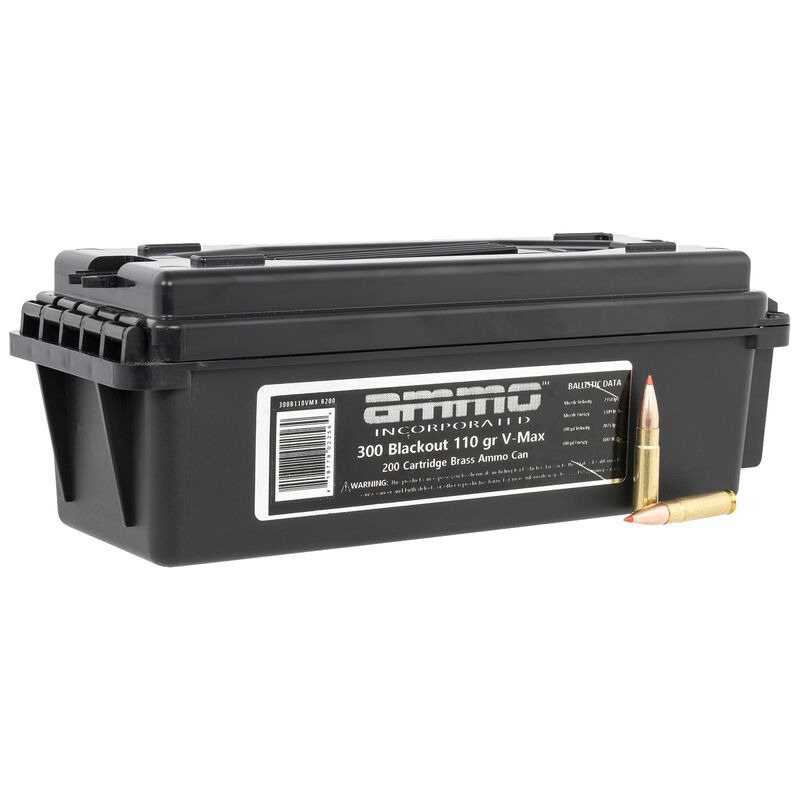 AMMO INC 300BLK 110G VMAX 20RD BX/200RD CASE