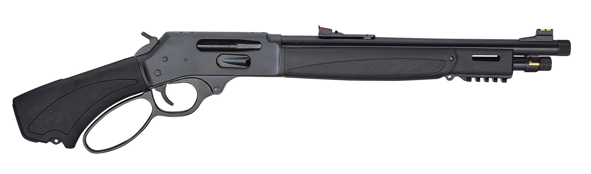 Henry H009GBLX3030 Bear's Leg 30-30 Win 3+1 13.80" Blued Threaded Barrel, Blue Steel Drilled & Tapped Receiver, Black Synthetic Fixed w/Pistol Grip Stock