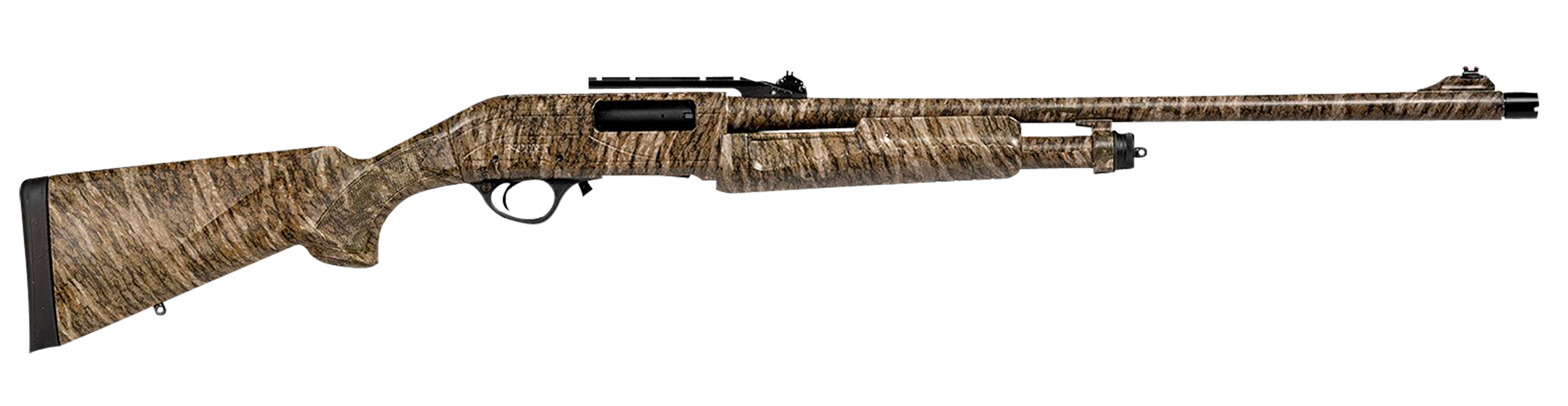 Escort HEFH1224TRBL Field Hunter Turkey Full Size 12 Gauge Pump 3" 4+1 24" Mossy Oak Bottomland Steel Barrel, Grooved Aluminum Receiver, Fixed Mossy Oak Bottomland Synthetic Stock, Right Hand