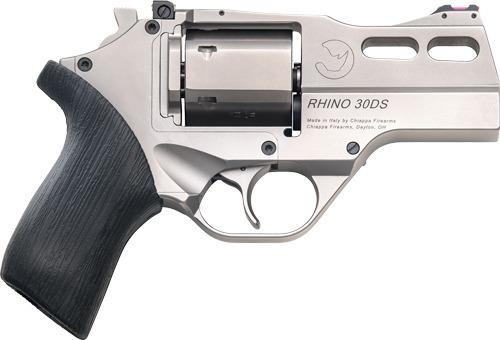 CHIAPPA RHINO 30SA 357MAG 3" ADJ. SIGHT CHROME/RUBBER