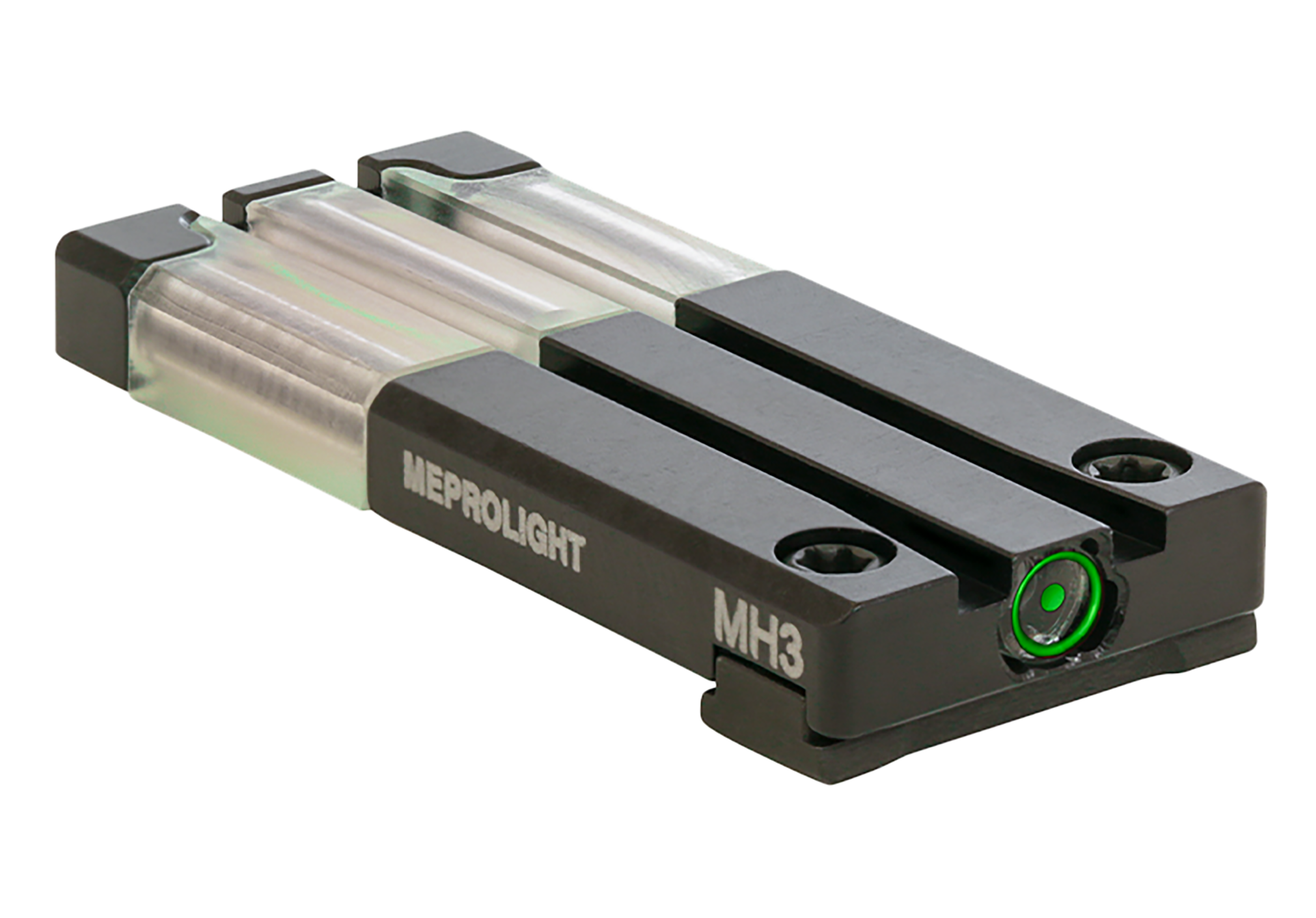 Meprolight USA 631053108 FT Bullseye Rear Sight  Green Tritium/Fiber Optic Glock MOS
