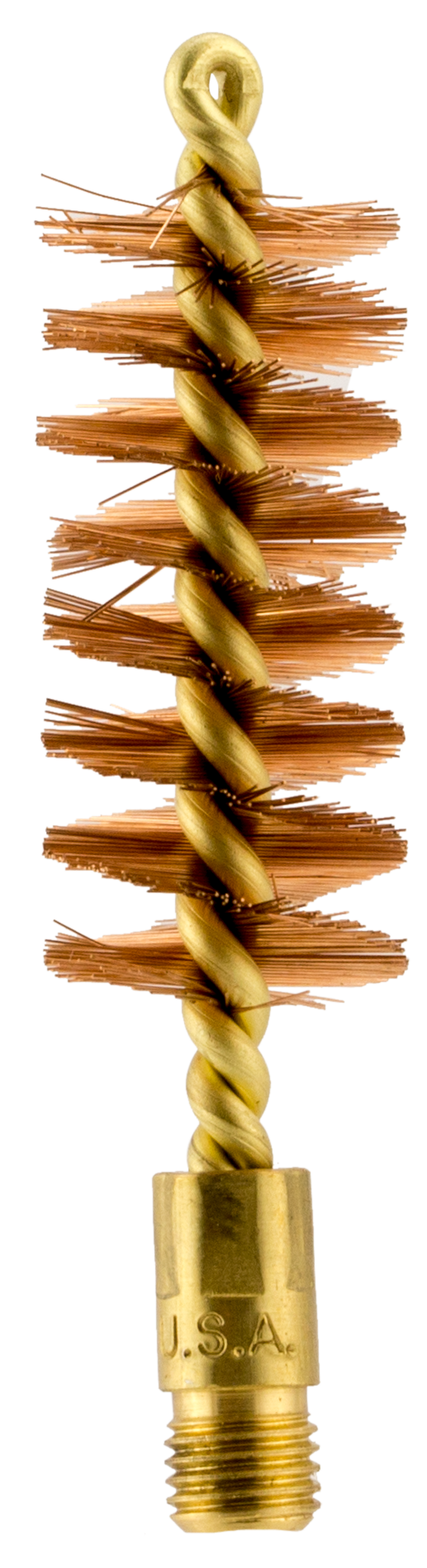Pro-Shot 20S Bore Brush  20 Gauge Shotgun #5/16-27 Thread Bronze Bristles Looped Tip Brass Core