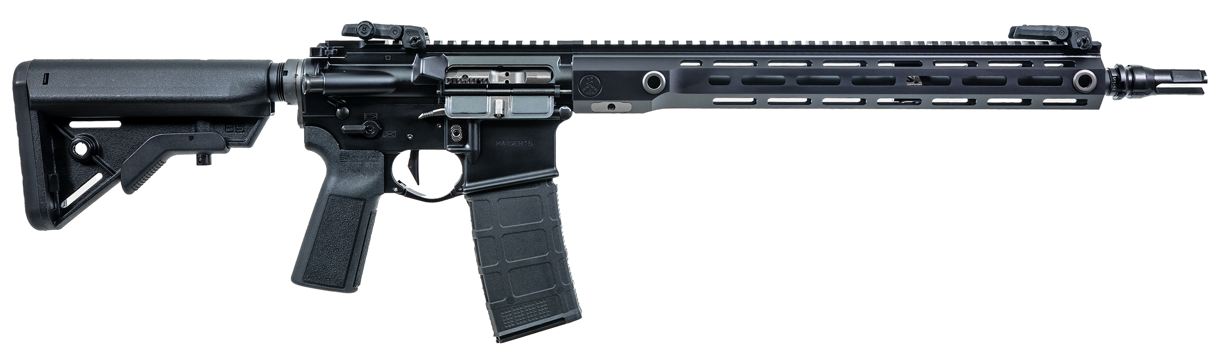 Watchtower Firearms RDRX55616BLK Raider X 5.56 NATO 30+1 16" Black Nitride Threaded Barrel, Hard Coat Anodized Picatinny Rail Aluminum Receiver, Black Polymer Stock, B5 Grip