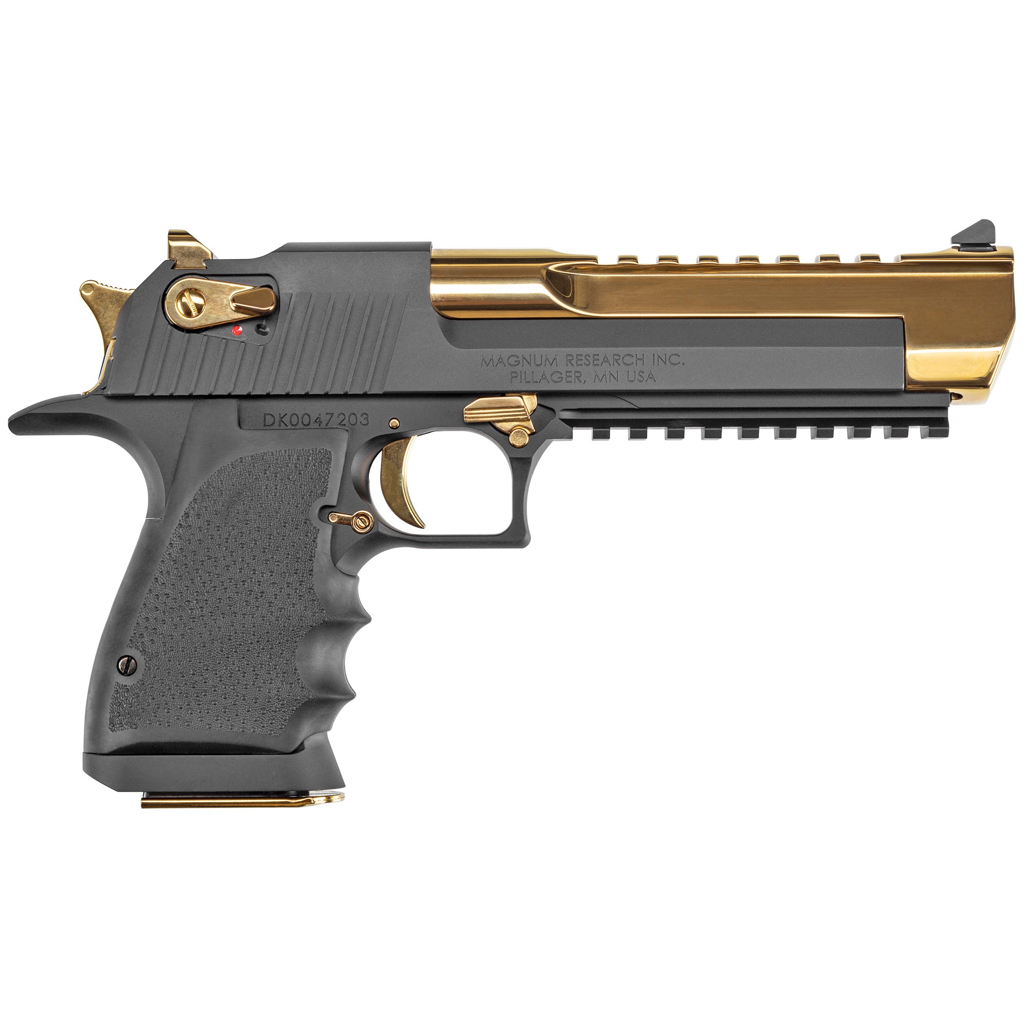 DE L6 44MAG 6" 8RD BLK/GLD