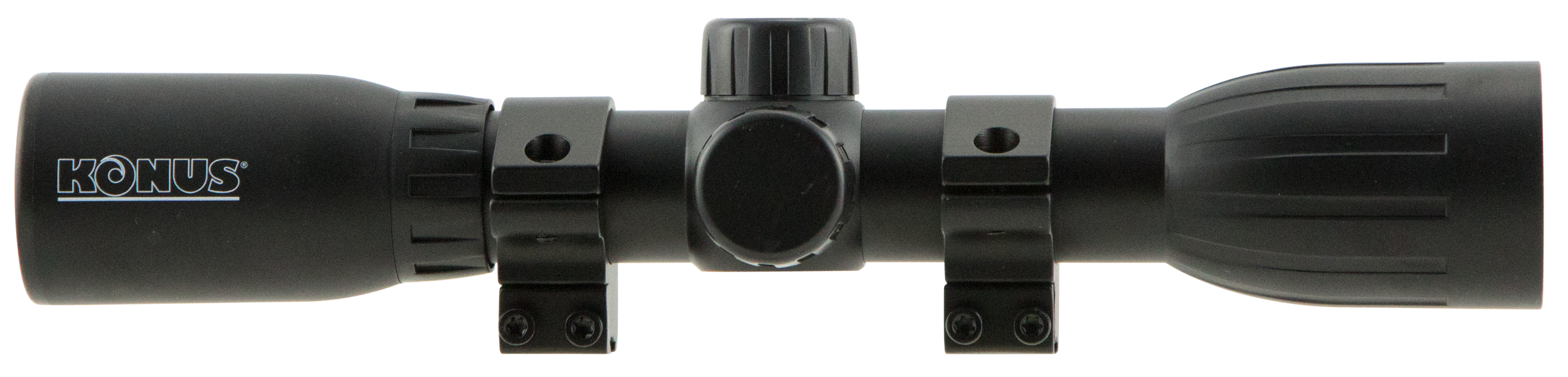 Konus 7350 KonusFire  Matte Black 4x32mm 1" Tube 30/30 Reticle Includes Mounting Rings
