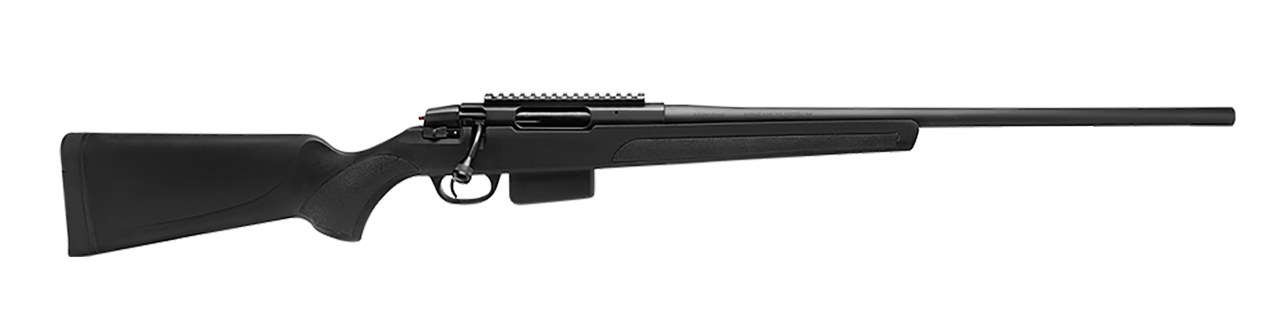 Stevens 18993 334 Bolt Action 270 Win 3+1 20" Black Carbon Steel Receiver Integrated Recoil Lug Ergonomic/Recoil Pad  Synthetic Stock Picatinny Rail Right Hand