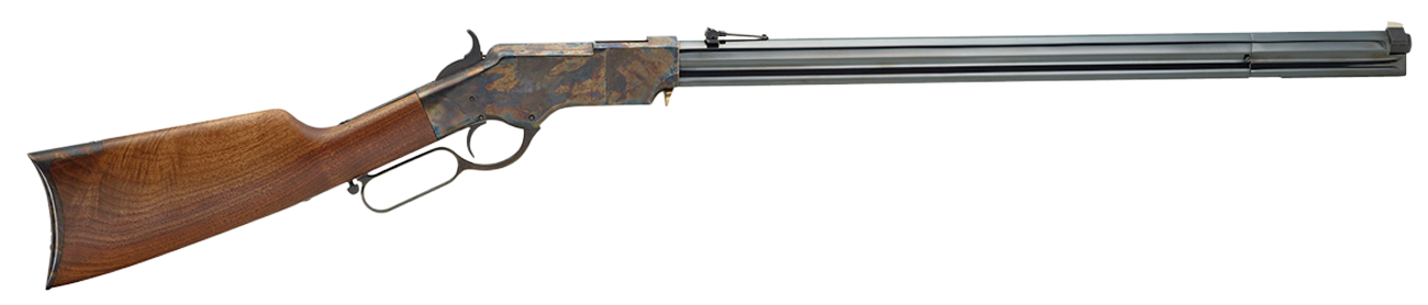 Henry H011IF Original Iron Frame Full Size 44-40 Win 13+1 24.50" Blued Octagon Barrel, Color Case Hardened Steel Receiver, Fancy American Walnut Wood Stock Right Hand