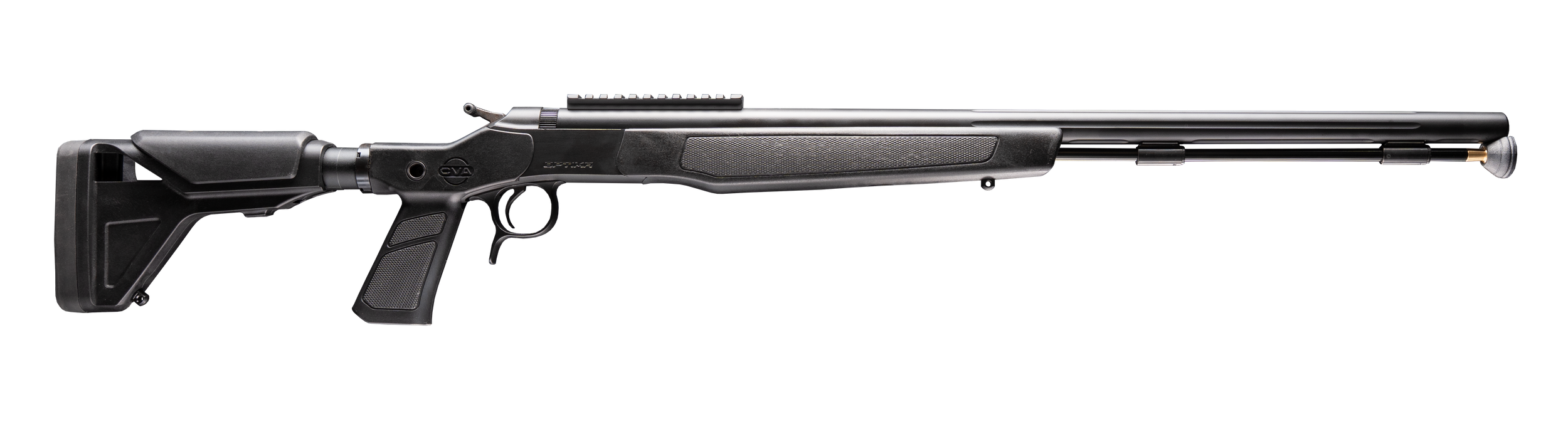 CVA PR2043NM Optima XP 50 Cal 26" Black Nitride Single Shot Barrel, Black Nitride Drilled & Tapped Steel Receiver, Adjustable Black Synthetic Stock,
