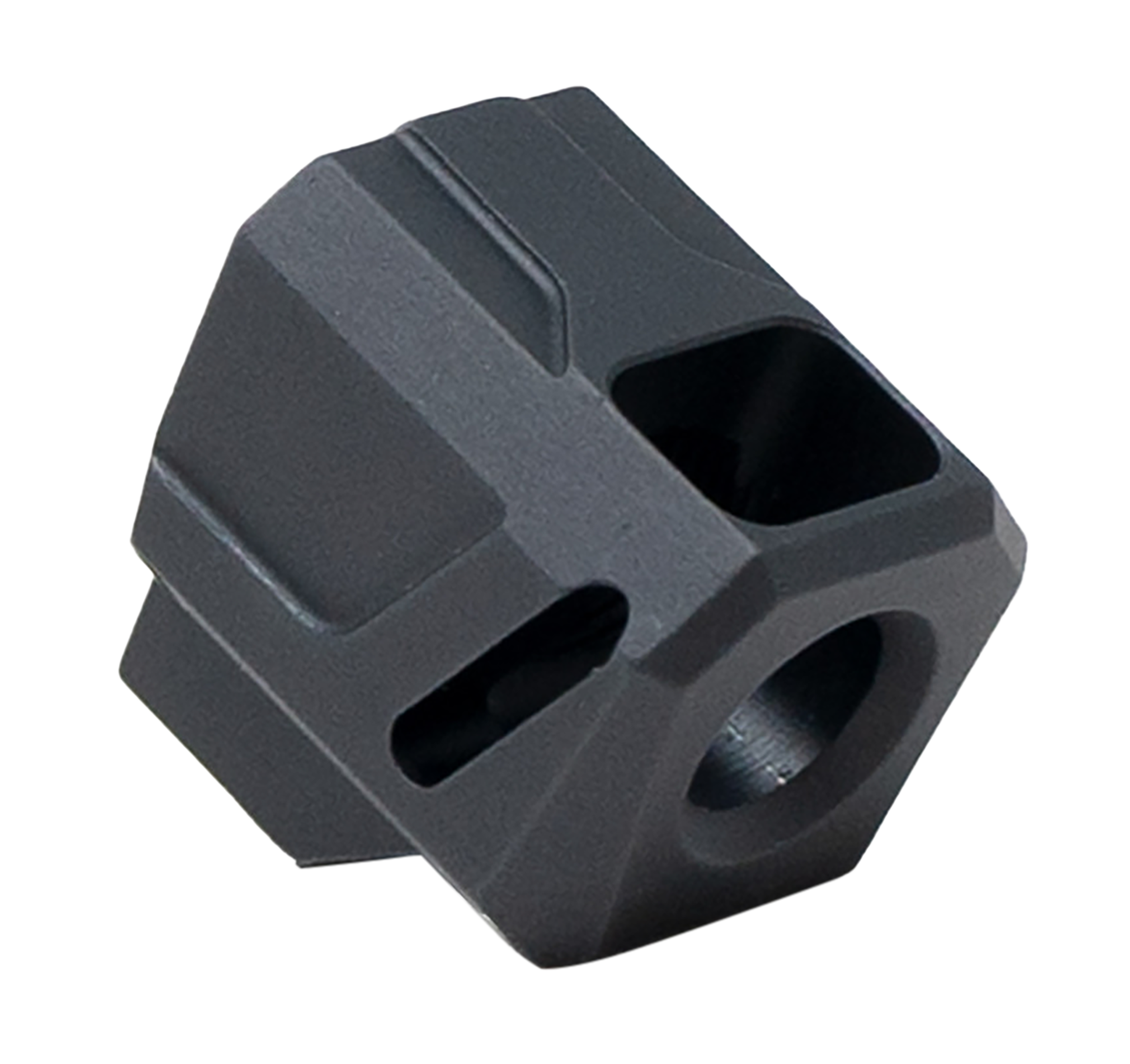 Faxon Firearms FFPACOMPSSMP01 EXOS-524 Compensator for M&P Shield/Shield Plus Anodized Aluminum 1/2"x28 Threads 1.10" OAL 9mm