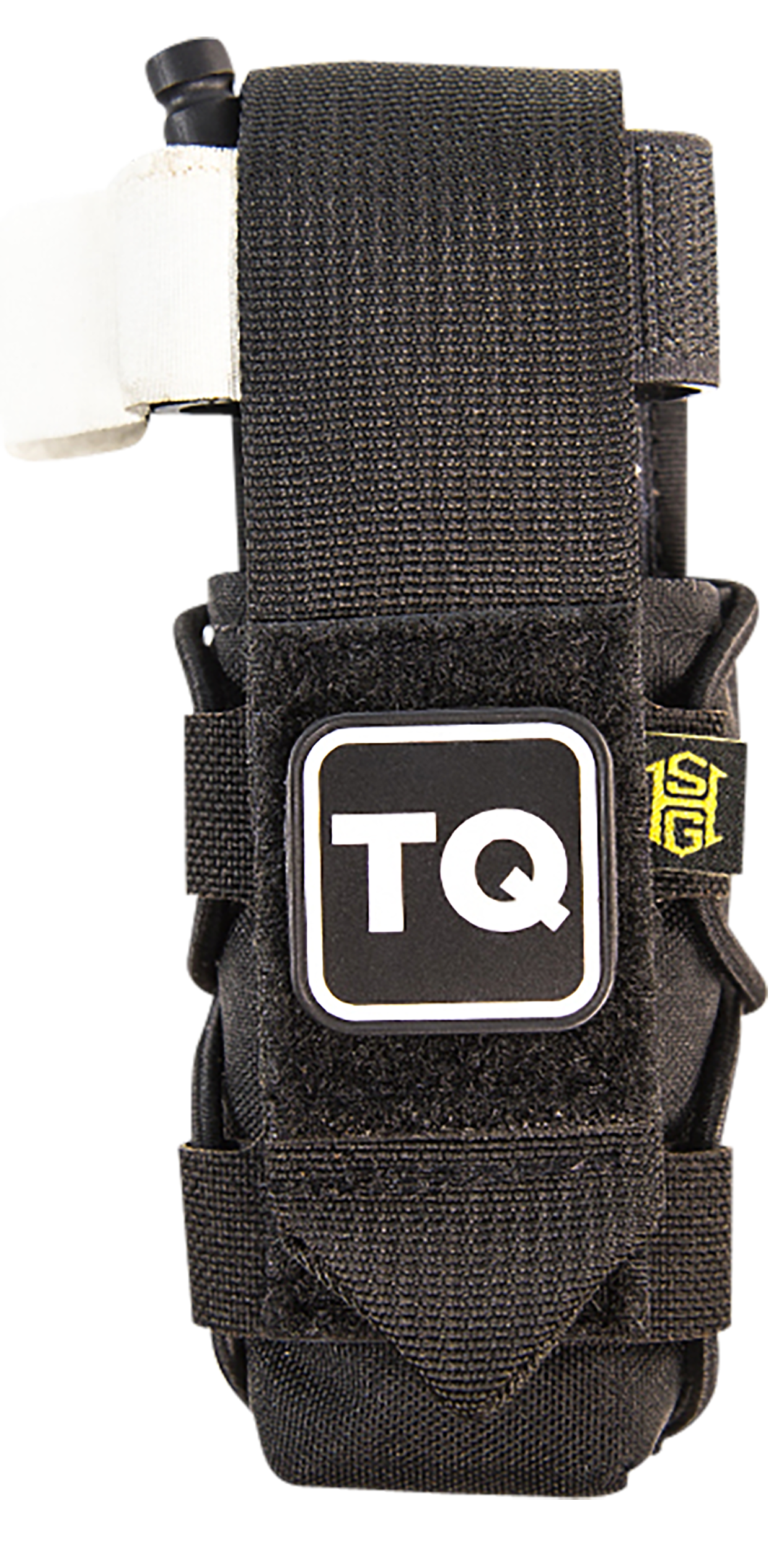 High Speed Gear 11TQ00BK TACO  Tourniquet Pouch, Black Nylon with Velcro Closure, Fits MOLLE, Compatible with Most Windlass-Style Tourniquets, Includes TQ Patch