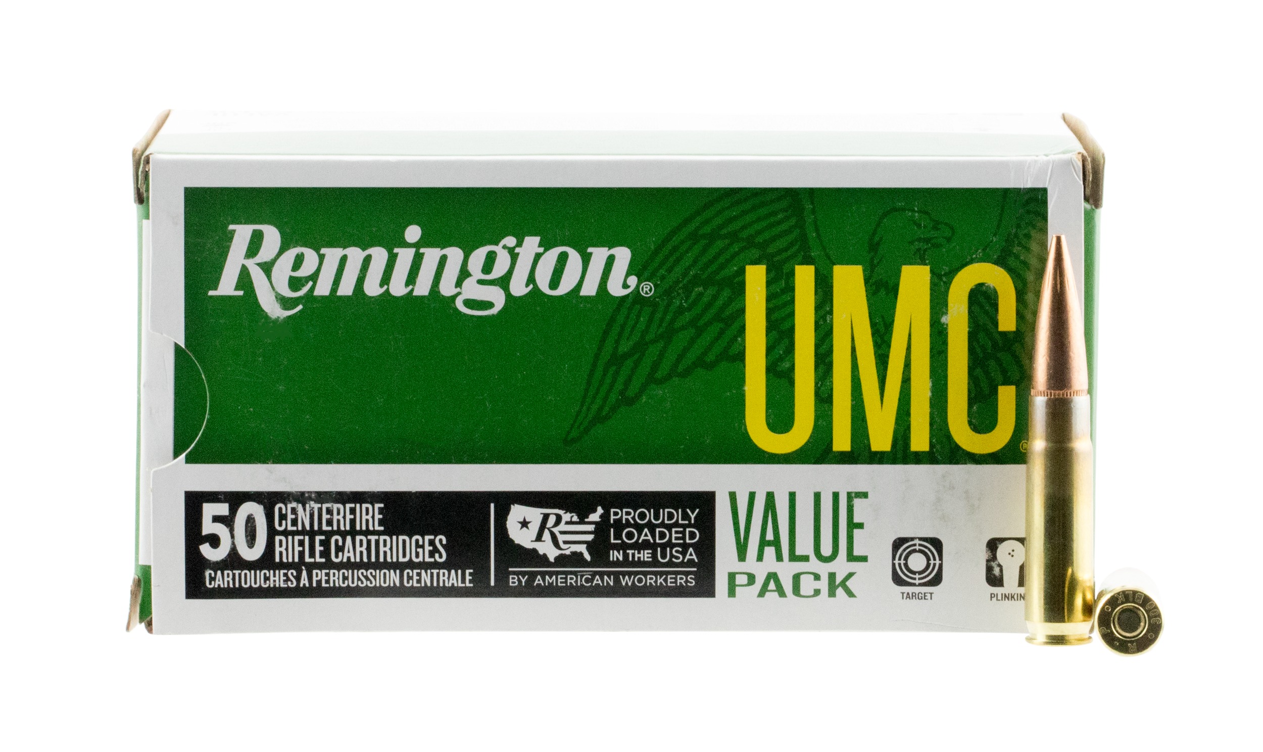 Remington Ammunition 24026 UMC Value Pack 300Blackout 220gr Open Tip Flat Base 50 Per Box/8 Case