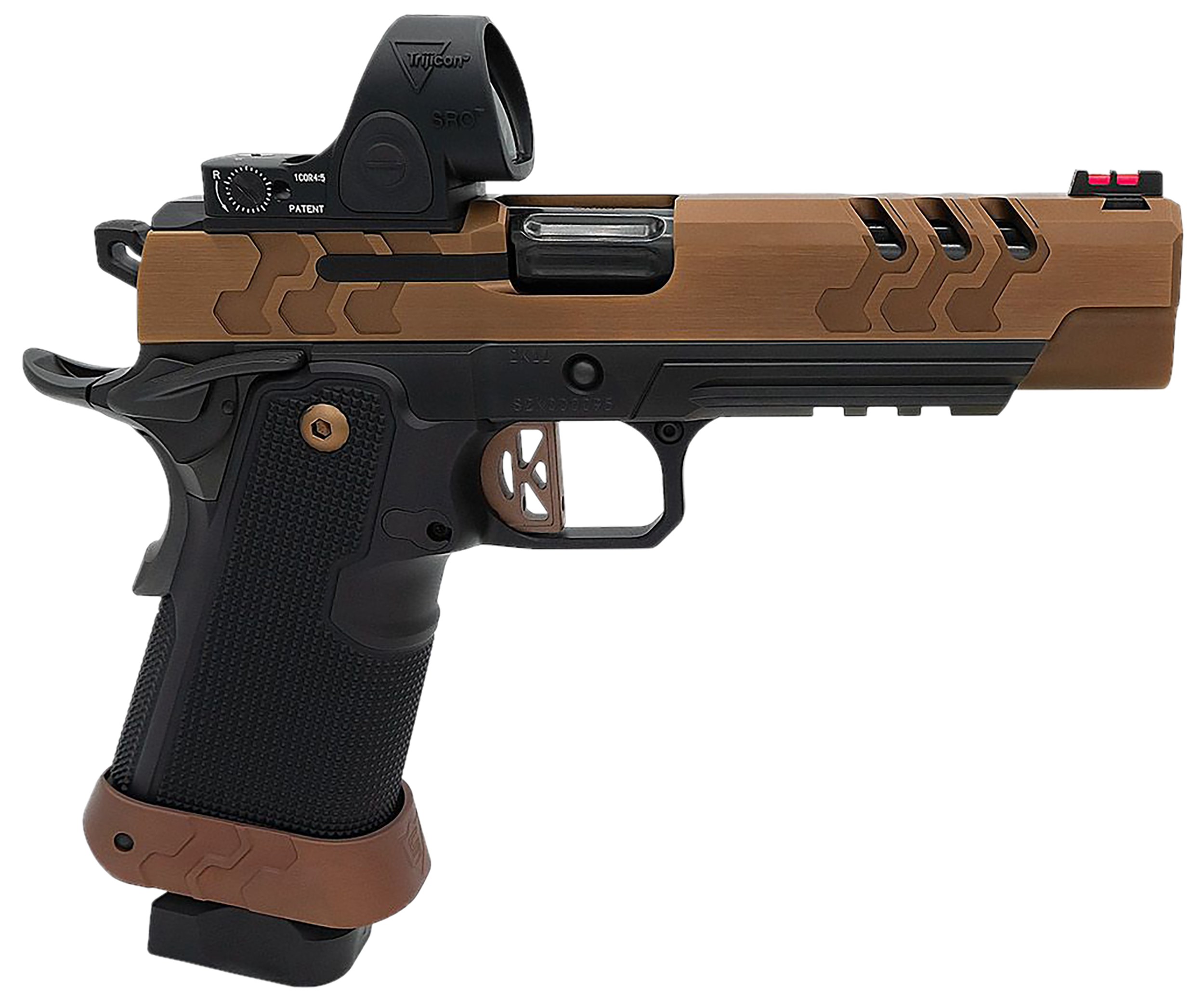 Kimber Mfg.,inc 3500055 2K11 Target (OI) 9mm 20+1 5" High Polished w/ Coyote PVD, Brush Polish Flats w/ DLC Coating Stainless Steel Slide Aluminum Grip