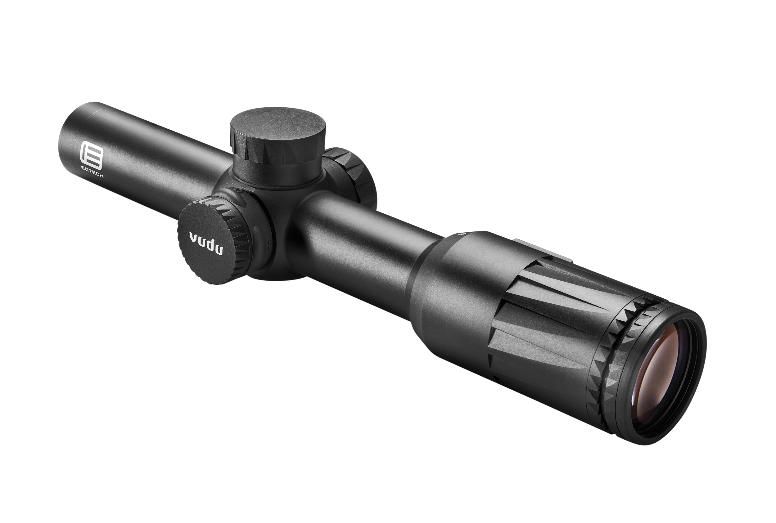 Eotech VDU18SFHC3 Vudu SFP Black Anodized 1-8x 24mm 30mm Tube 24mm Tube Illuminated HC3 MOA Reticle Features Throw Lever