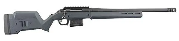 dRUGER AMERICAN HUNTER 308WIN 20" MT BLK THRDED BBL, GRY MAGPUL STOCK, 5RD DETACH MAGPUL MAG