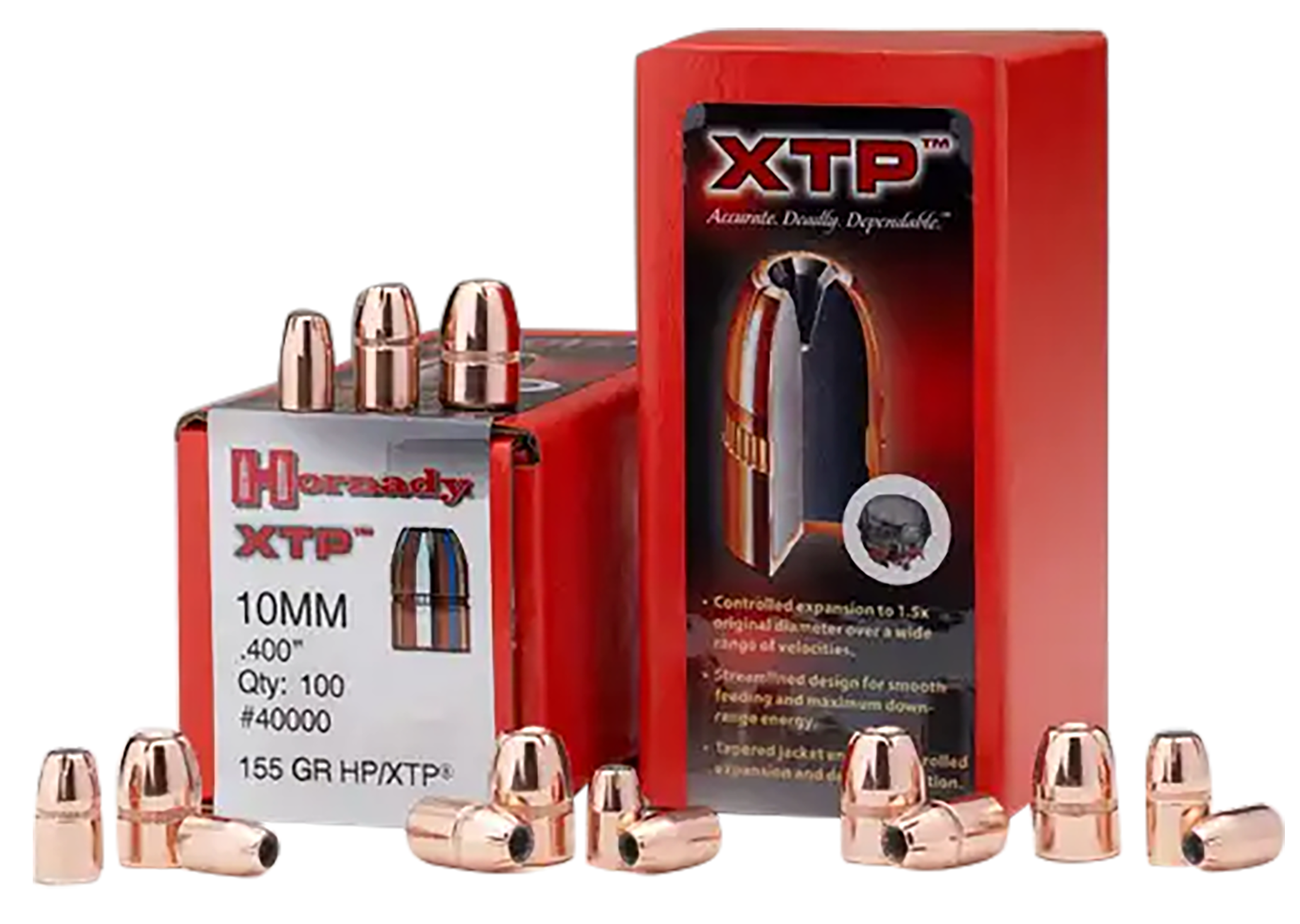 Hornady 35780 XTP 357 Mag 158 gr 100 Per Box/ 25 Case