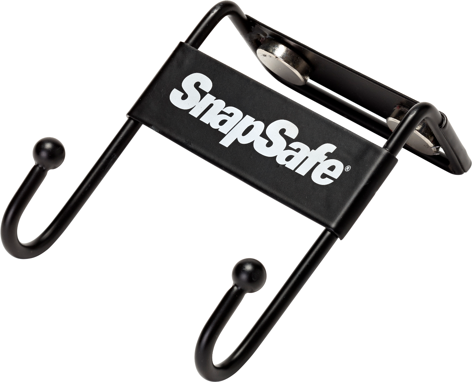 SnapSafe 75911 Magnetic Safe Hook Black Steel Magnet