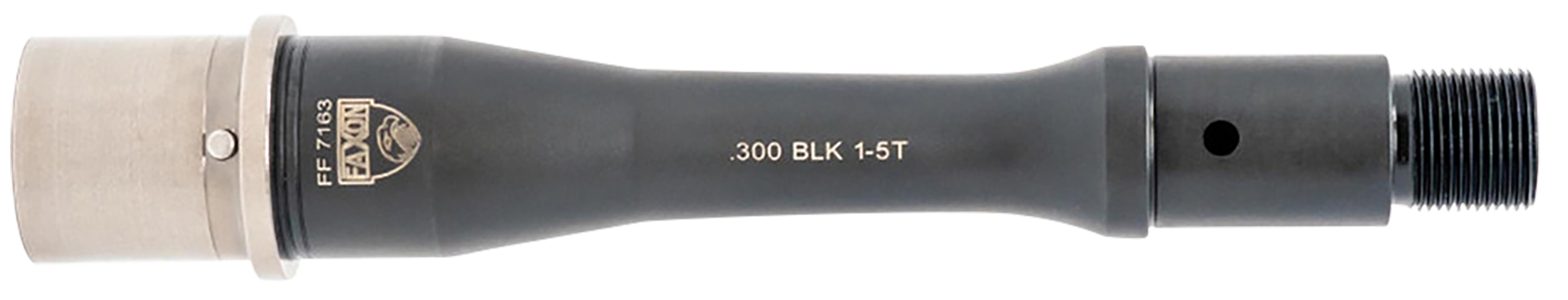 Faxon Firearms   Match 300 BLK 6" Nitride 416-R Stainless QPQ Nitride Barrel