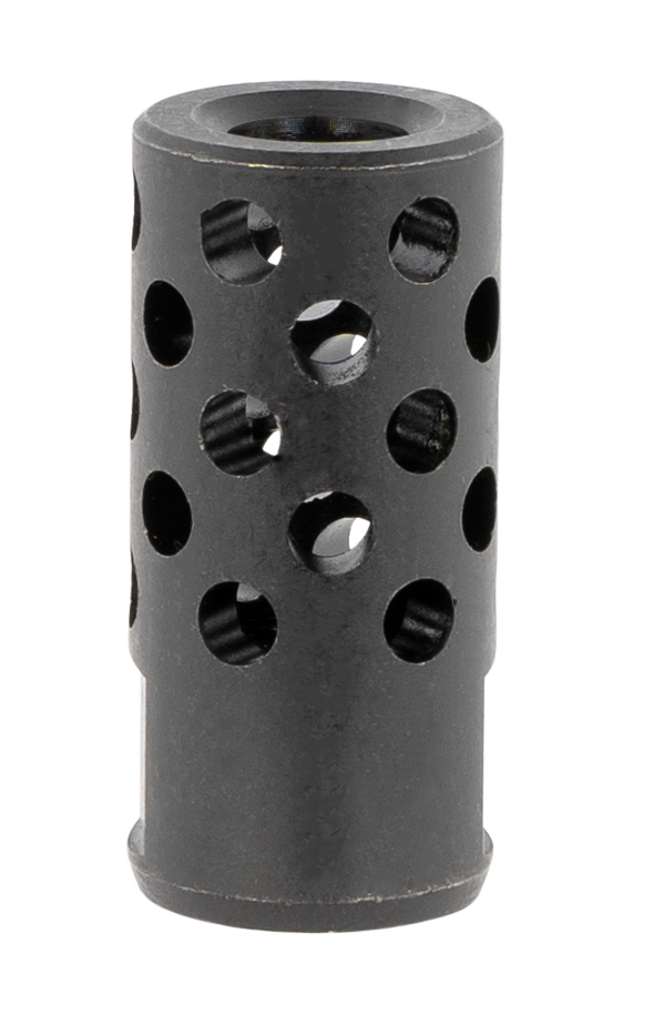 Ruger 90699 Radial Ported Muzzle Brake Black Oxide Steel 1/2"x28 Threads 1.75" OAL .8" Diameter, 35 Cal