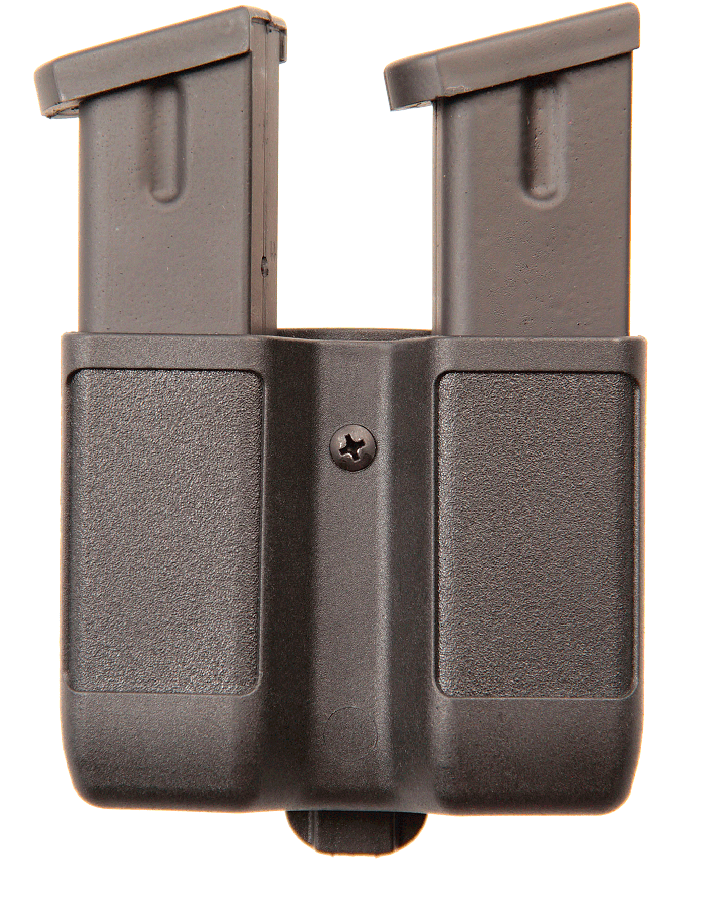 Blackhawk 410610PBK Double Mag Case  Black Polymer Belt Clip Compatible w/ Double Stack 9mm/10mm/40/45/357