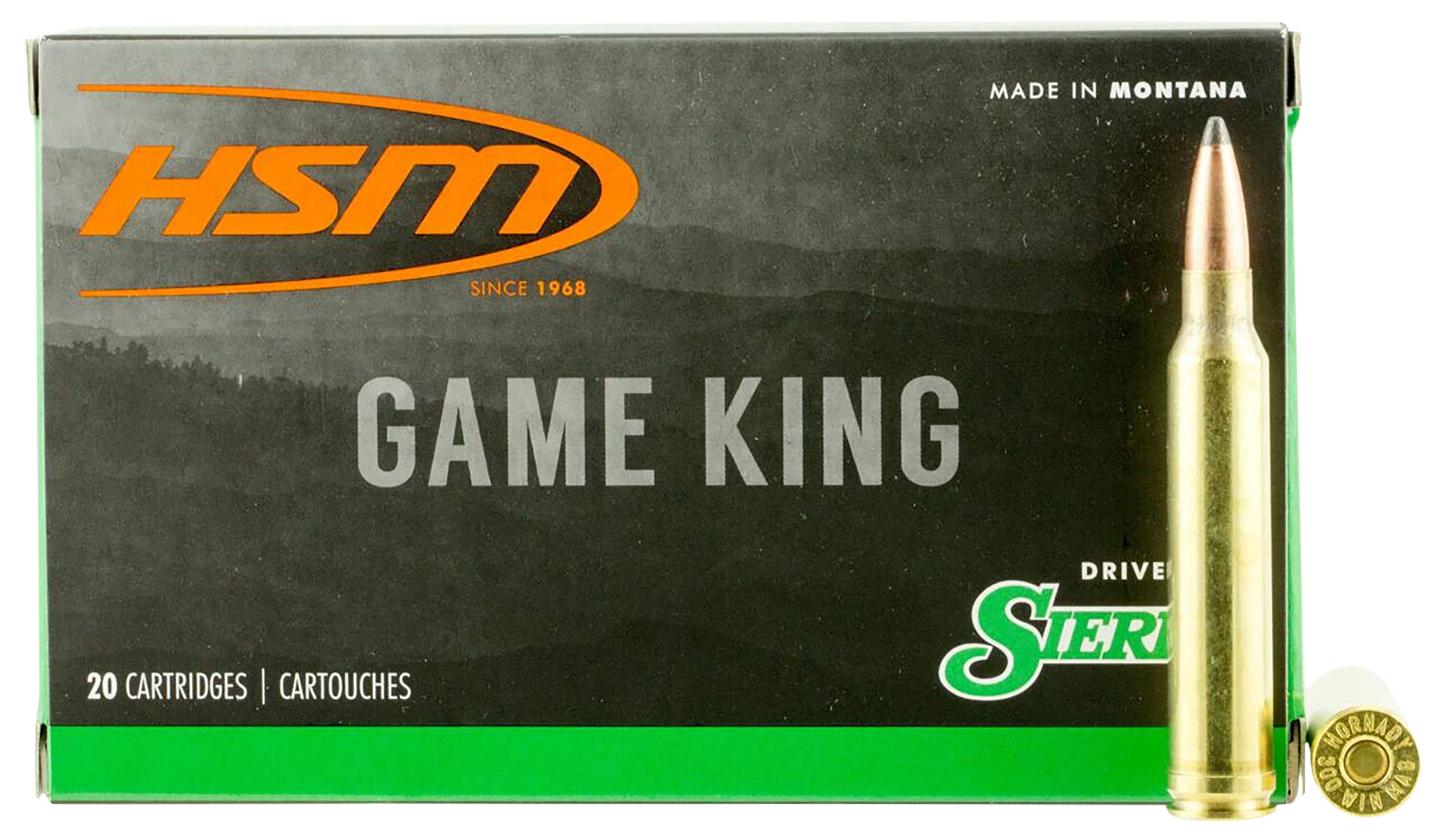HSM 300SAUM14N   300SAUM 180gr SBT Game King 20 Per Box/25 Case