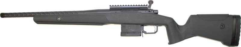 GLFA SUB-1 BOLT ACTION 308 WIN 18" SS FLUTED CF STOCK BLACK