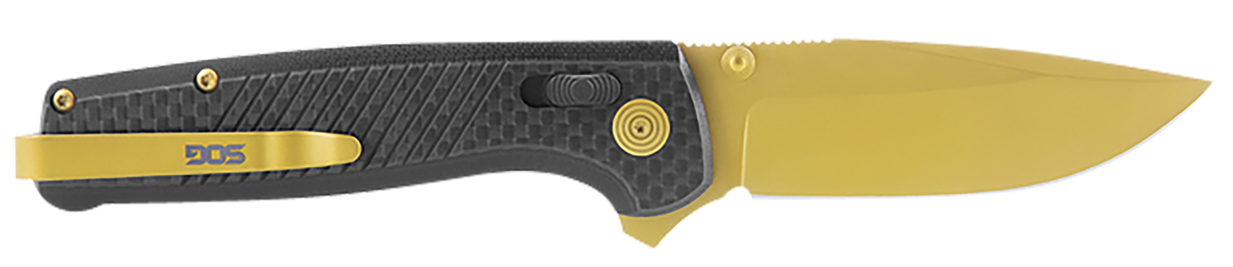 S.O.G SOGTM1033BX Terminus XR LTE 2.95" Folding Clip Point Plain Gold TiCN Cryo CPM S35VN Steel Blade Black G10/Carbon Fiber Handle Features Box Packaging Includes Pocket Clip