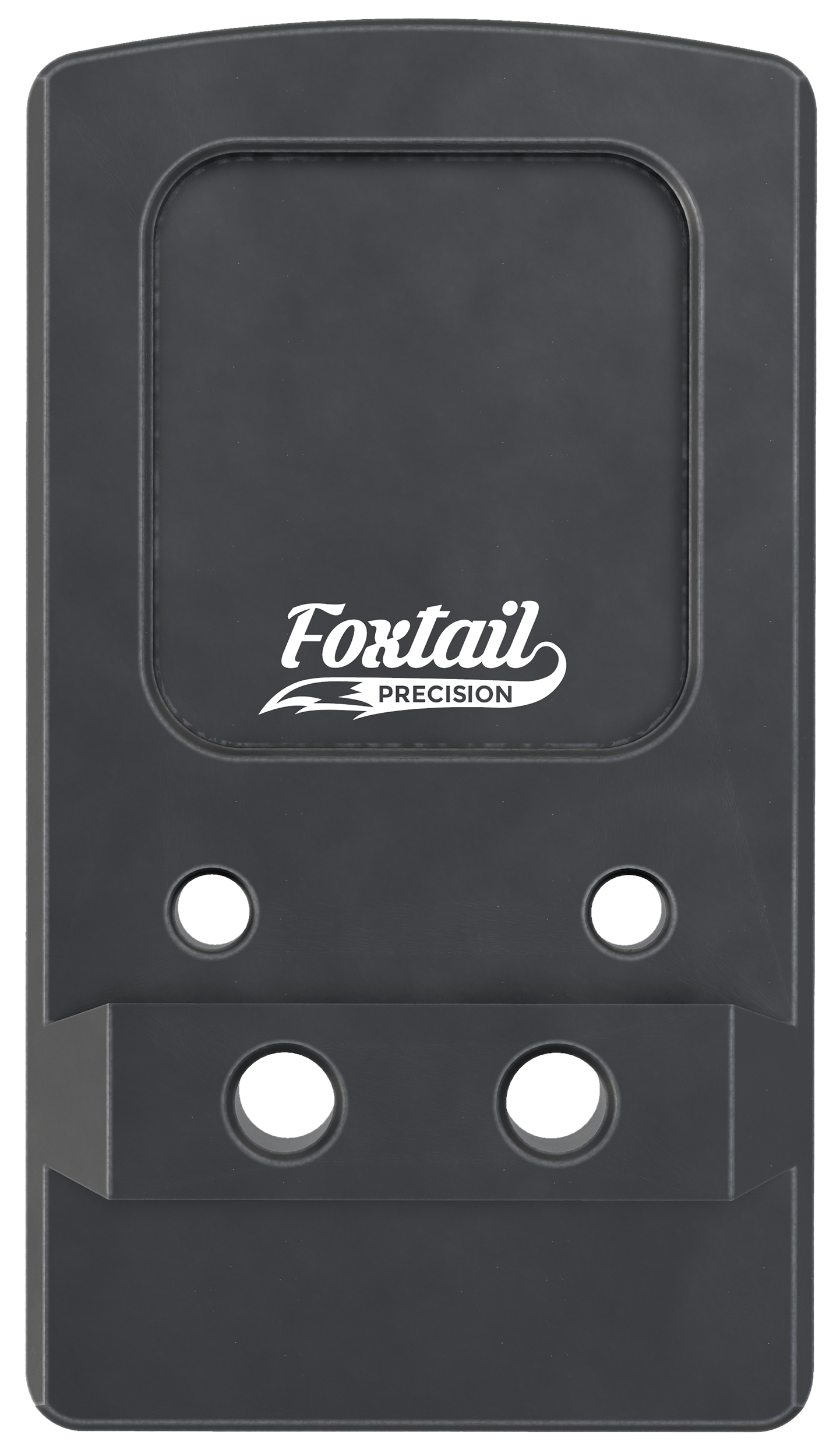 Foxtail Precision 100015 Rear Sight Dovetail Optic Adapter Plate for non MOS Glock  Black Anodized Glock Non MOS