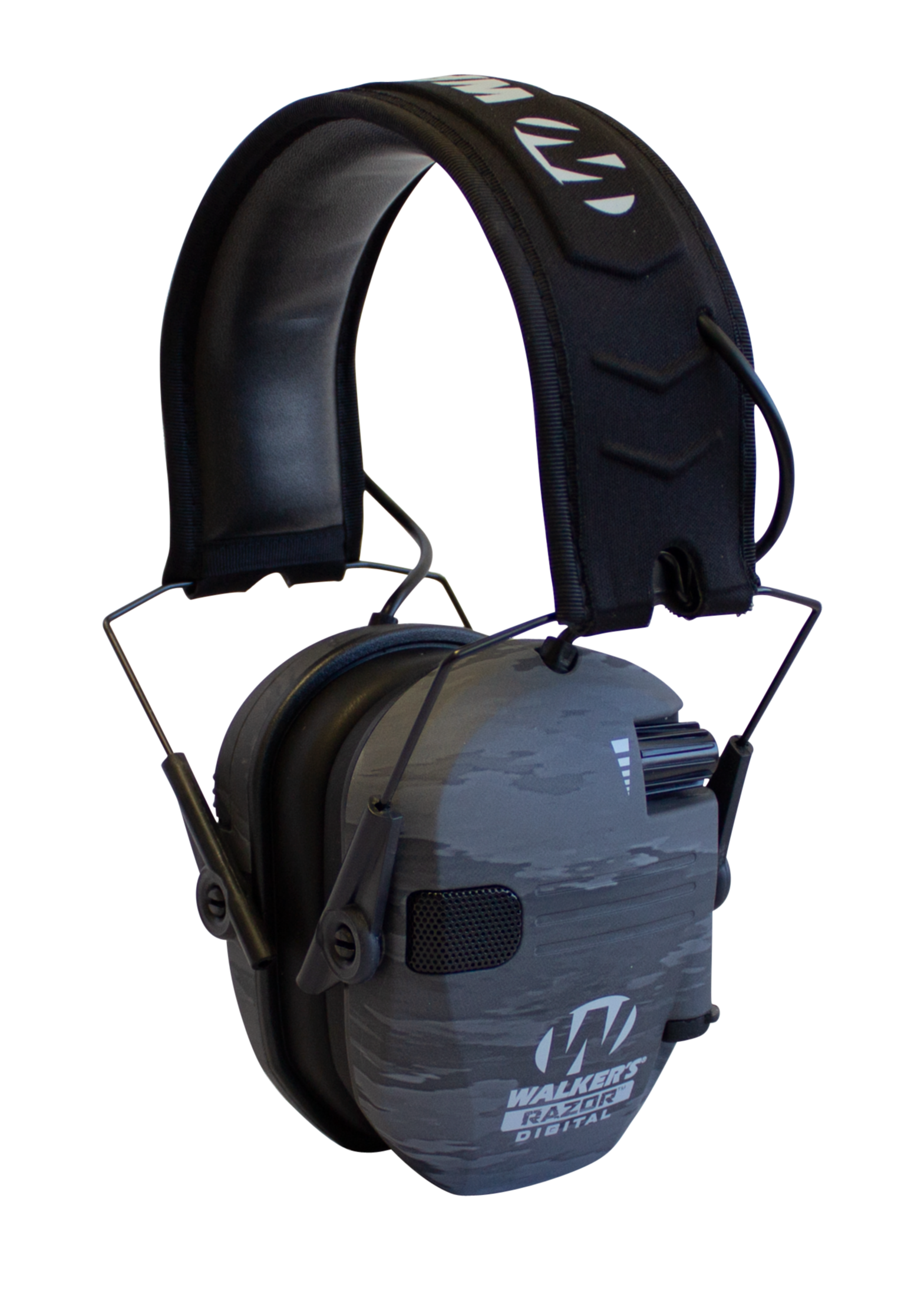 Walker's GWPDRSEMGST Razor PRO Digital Electronic Muff 23 dB Over the Head Ghost Camo/Black Polymer