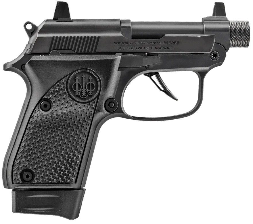 Beretta USA J20X22R8TB 20X Bobcat 22 LR 8+1 2.80" Black Steel Barrel, ELS/Serrated Steel Slide & Polymer Frame w/Beavertail, Helica Texture Grip