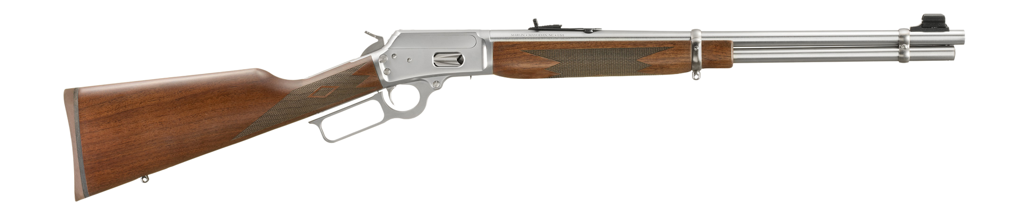 Marlin 70482 1894 Classic 250th Anniversary Limited Edition 45 Long Colt 10+1 20.25" Satin Stainless Steel Barrel & Engraved Drilled & Tapped Receiver, Fixed American Walnut Stock