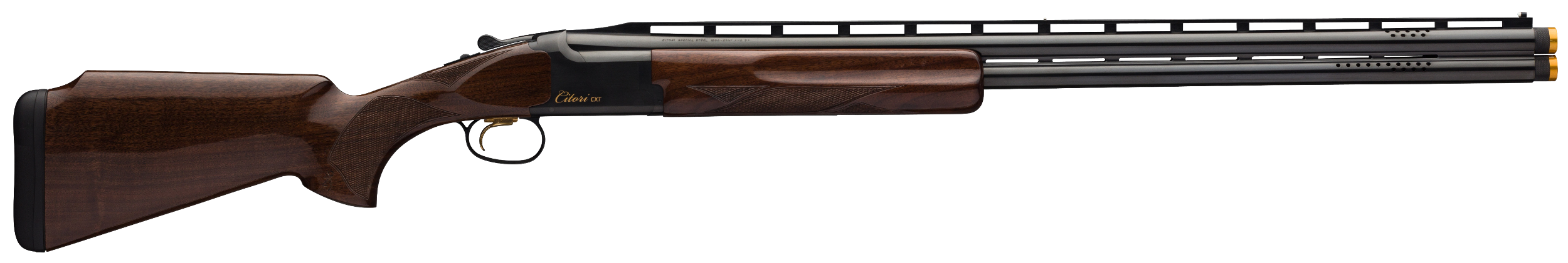 Browning 018074326 Citori CXT 12 Gauge 30" 3" 2rd, Lightweight Ported Barrels, Gold Enhanced Receiver, American Black Walnut Monte Carlo Stock