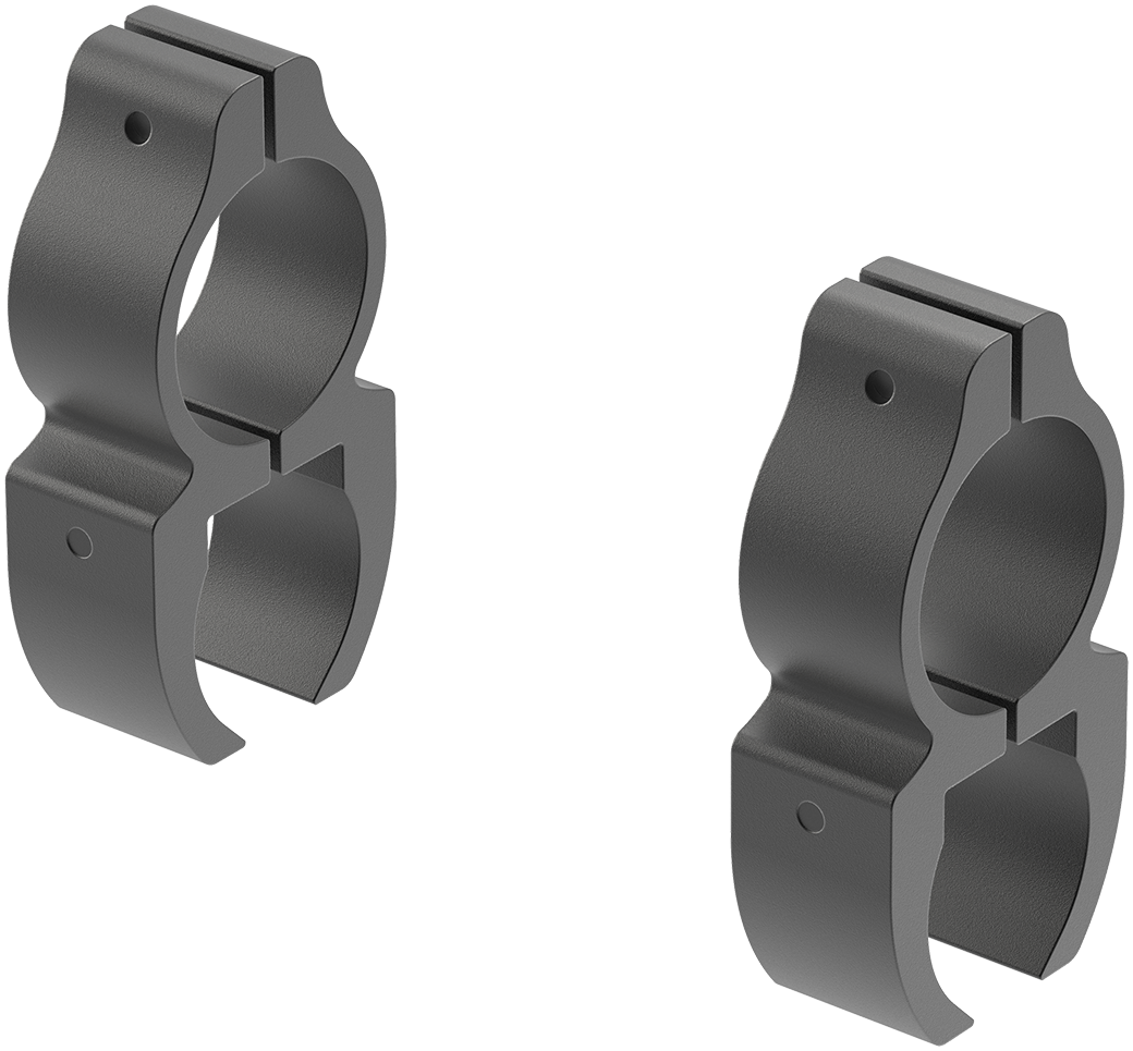 LEU 185539 RIFLEMAN  G2   1" 22 RF 3/8 IN SEE THRU