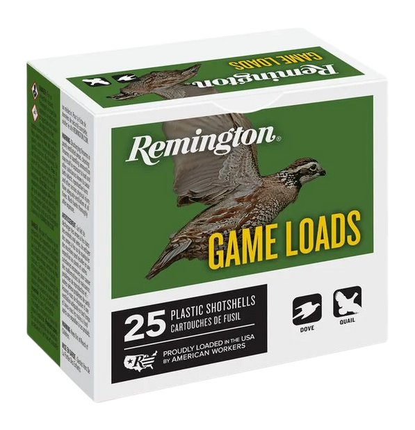 Remington Ammunition 20032 Game Load 12Gauge 2.75" 1oz 8Shot 25 Per Box/10 Case