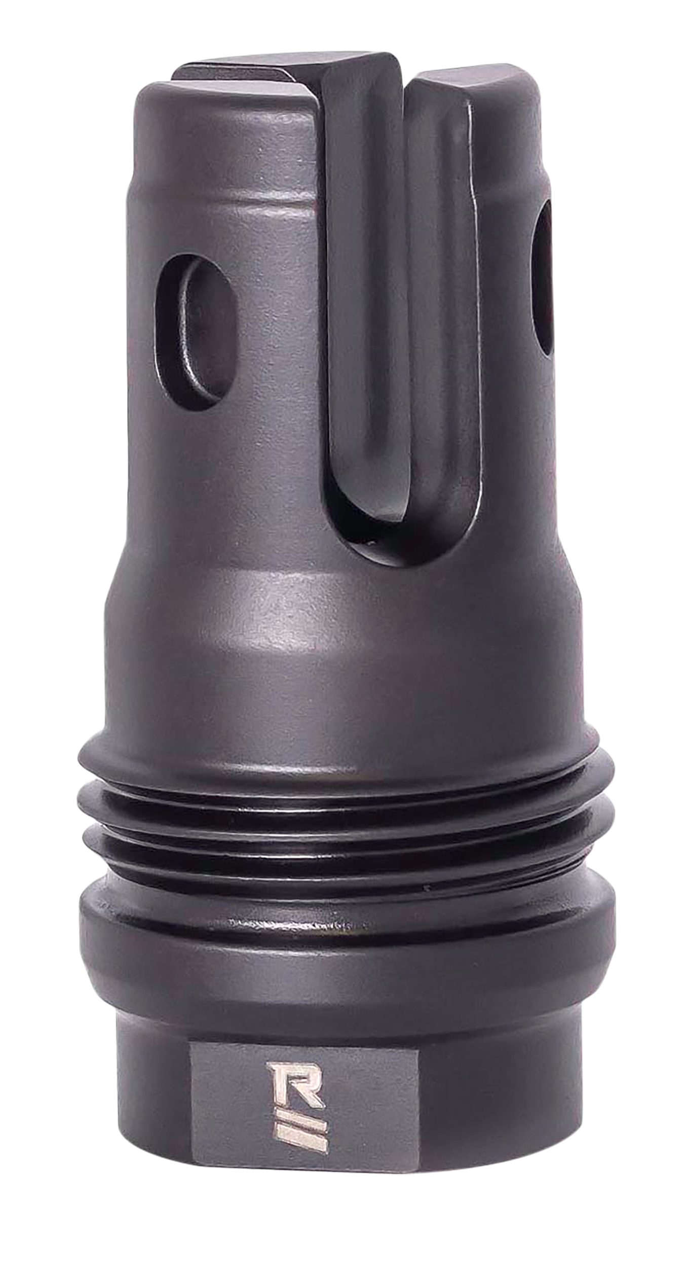 Rugged Suppressor FH007 R3 Flash Mitigation System Black with 9/16"-24 tpi Threads & 2.13" OAL for 7.62mm Radiant762, Surge762, Razor762 & Micro30 Suppressors