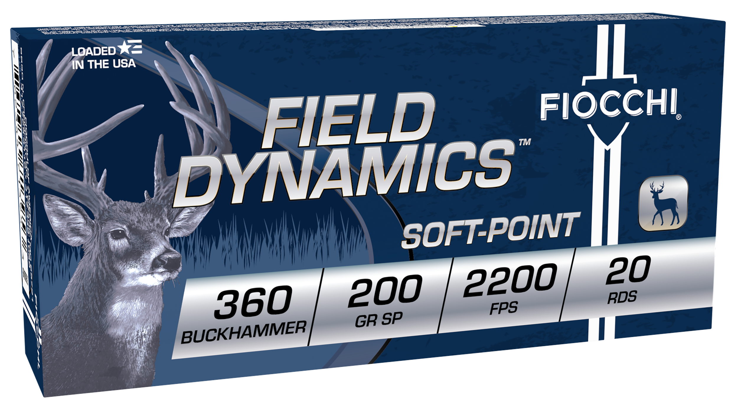 Fiocchi 360BHB Field Dynamics 360Buckhammer 200gr Soft Point 20 Per Box/10 Case