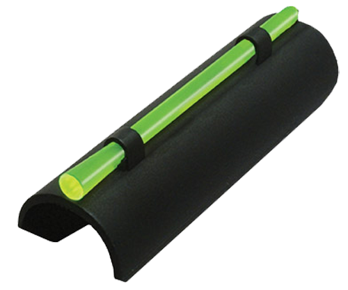 HiViz MPB MPB Plain Barrel Snap-On Front Sight  Black | Green/Red Fiber Optic