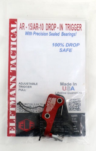 ELFTMANN TRIGGER AR-15 MATCH CURVED SOCOM ADJ 2.75-4LBS.