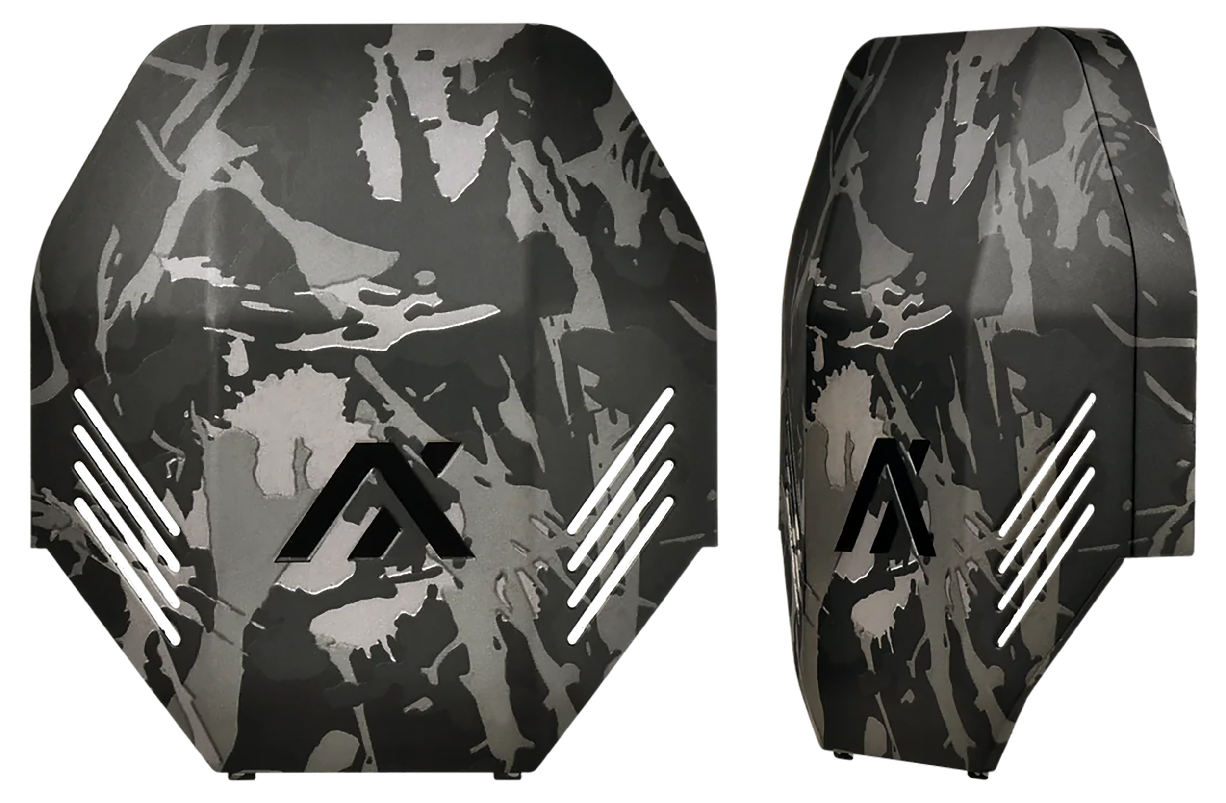 Axil LLC MXPLTBC MX Plate  Polymer Over the Head Black Camo