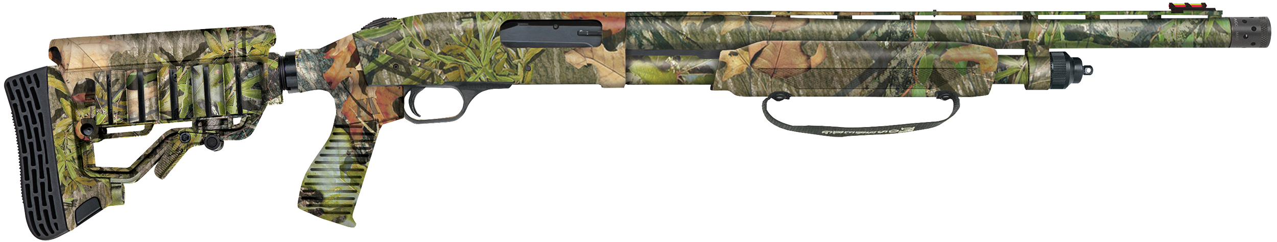 Mossberg 63102 835 Ulti-Mag 12 Gauge 3.5" 5+1 20" Vent Rib Overbored Barrel, Overall Mossy Oak Obsession, 6 Position Stock w/Side Saddle, Includes X-Factor Ported Turkey Choke, Fiber Optic Sight