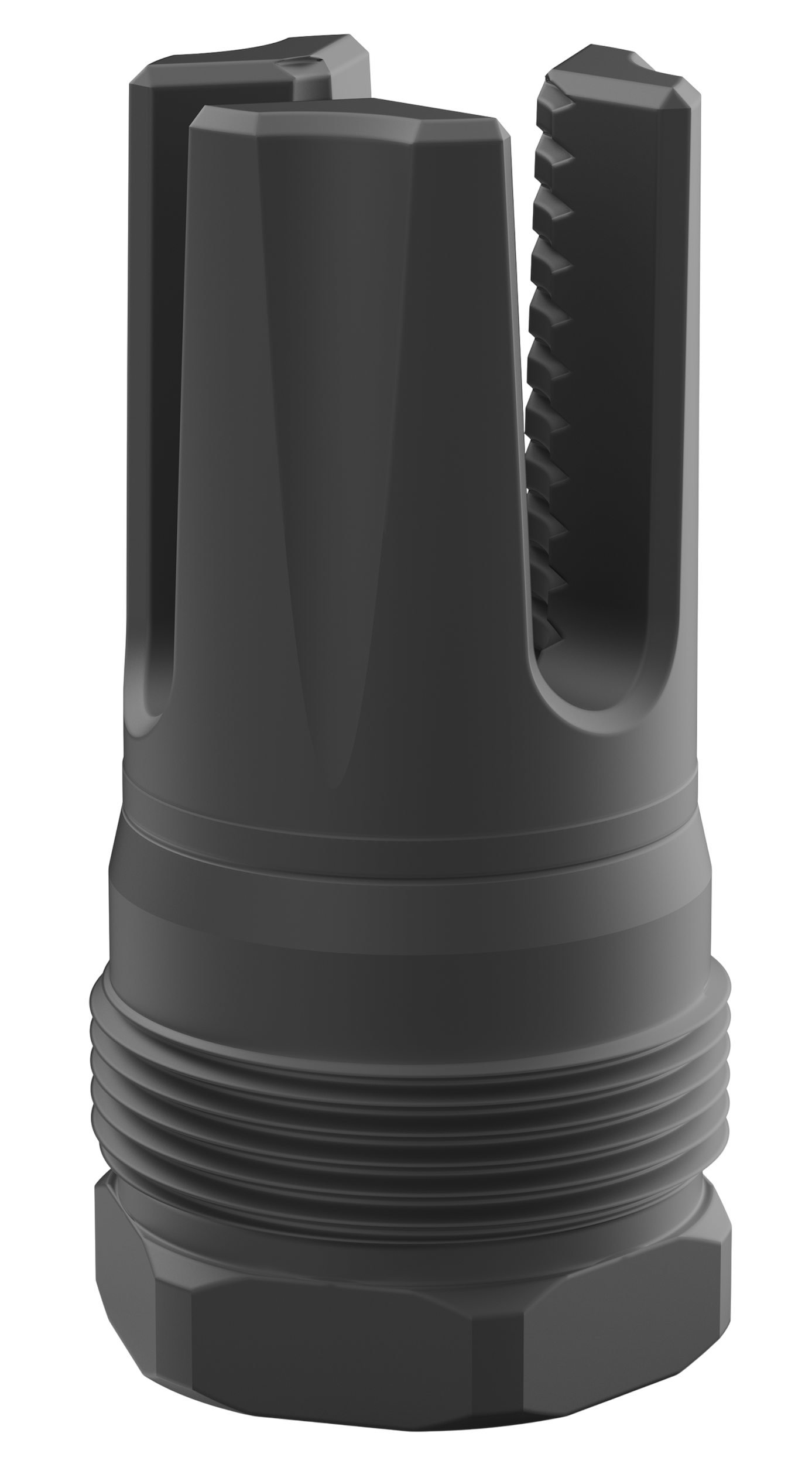 Breek Arms BRK4416 Scorch 3-Prong Plan B Black Nitride Steel 5/8"x24 Threads 30 Cal