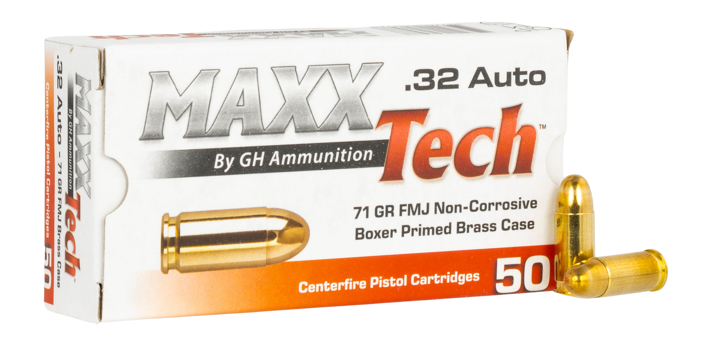 Tulammo PTGB32B   32ACP 71gr Full Metal Jacket 50 Per Box/12 Case