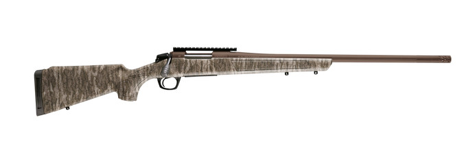 CVA CR3991MOBL Cascade XT 300 Win Mag 3+1 24" Midnight Bronze Cerakote Fluted Threaded Steel Barrel & Receiver w/Picatinny Rail, Mossy Oak Bottomland Adjustable Synthetic Stock, Right Hand