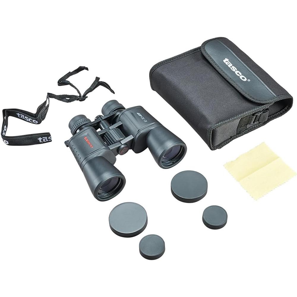 Tasco Essentials Binoculars 10-30x50mm Porro Prism Black