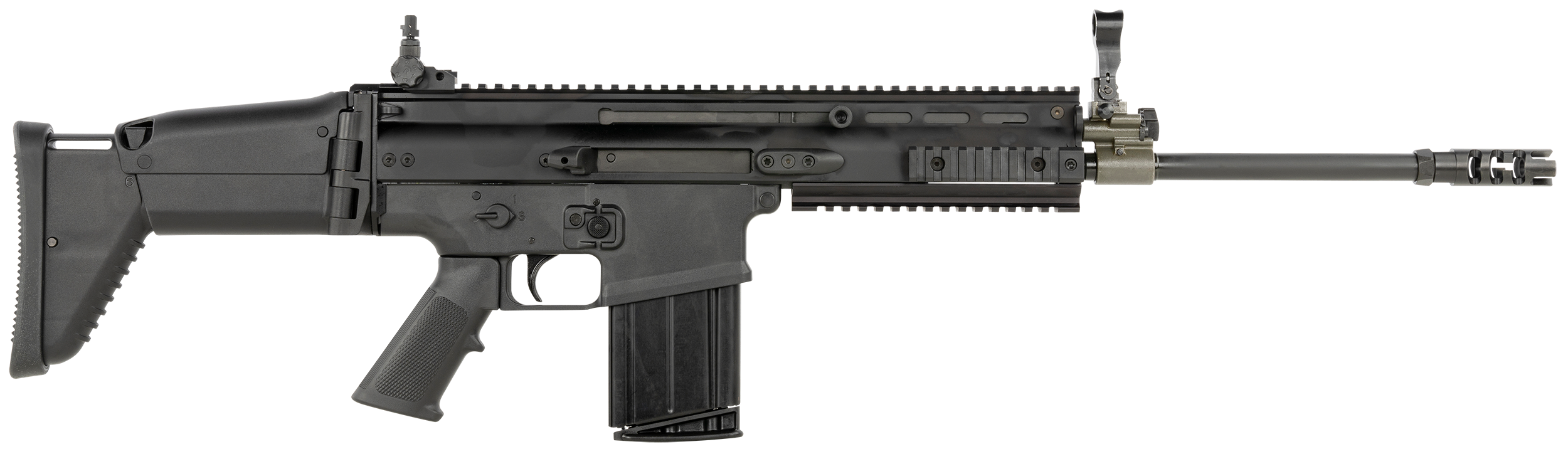FN 986612 SCAR 17s NRCH 7.62x51mm NATO 10+1 16.25" Black Steel Barrel, Black Anodized Picatinny Rail Aluminum Receiver, Black Synthetic Adj Telescopic Stock, Black A2 Grip